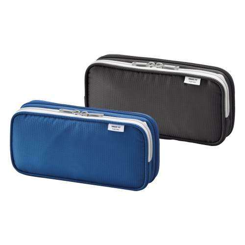 A-7557 Zipper Pencil Case 2-Way Double