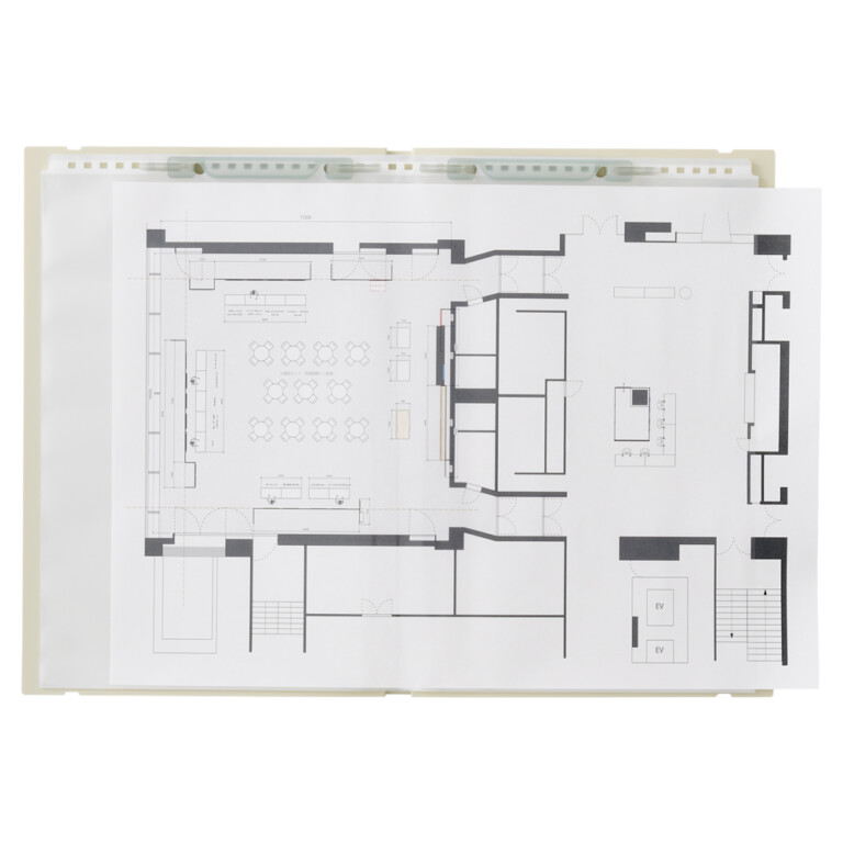 Foldable Clear Book A4