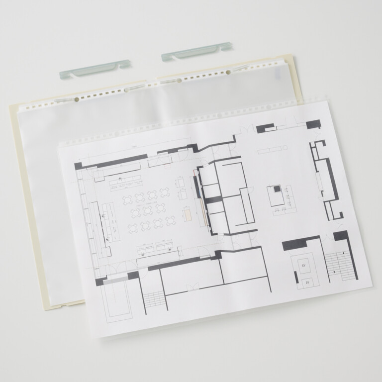 Foldable Clear Book A4