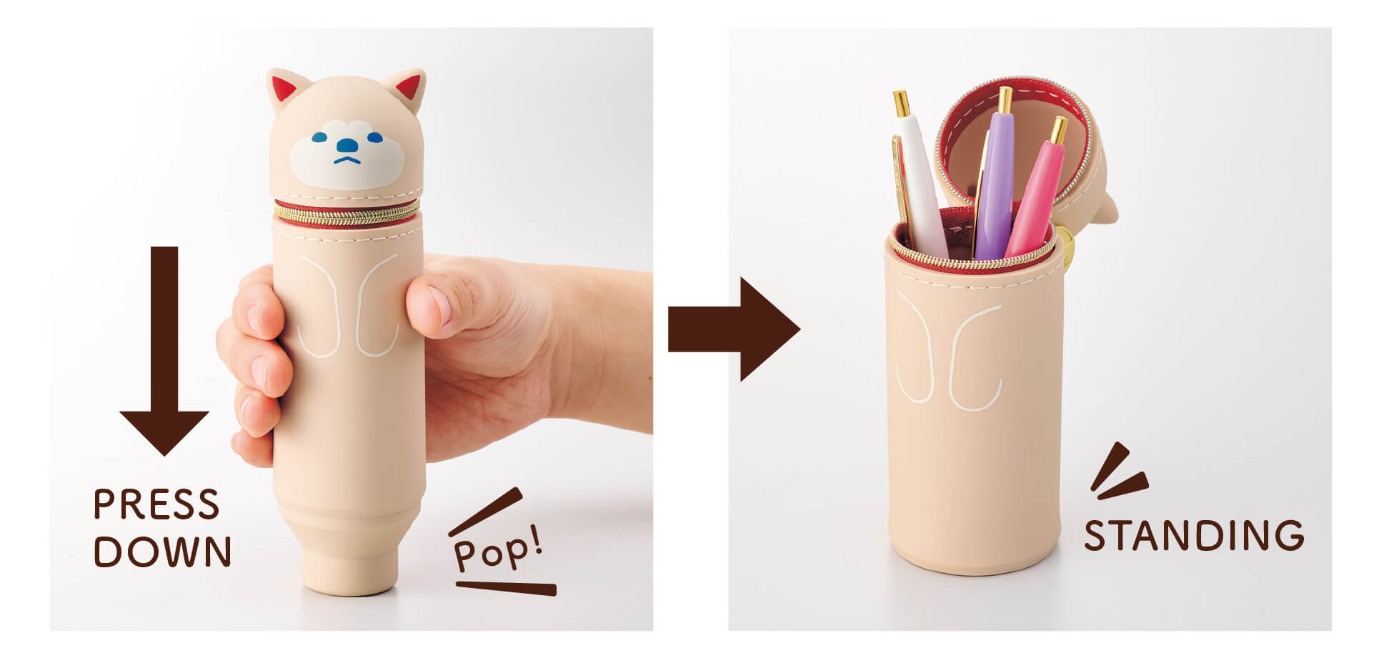 Cafe PuniLabo Stand Pen Case Mini