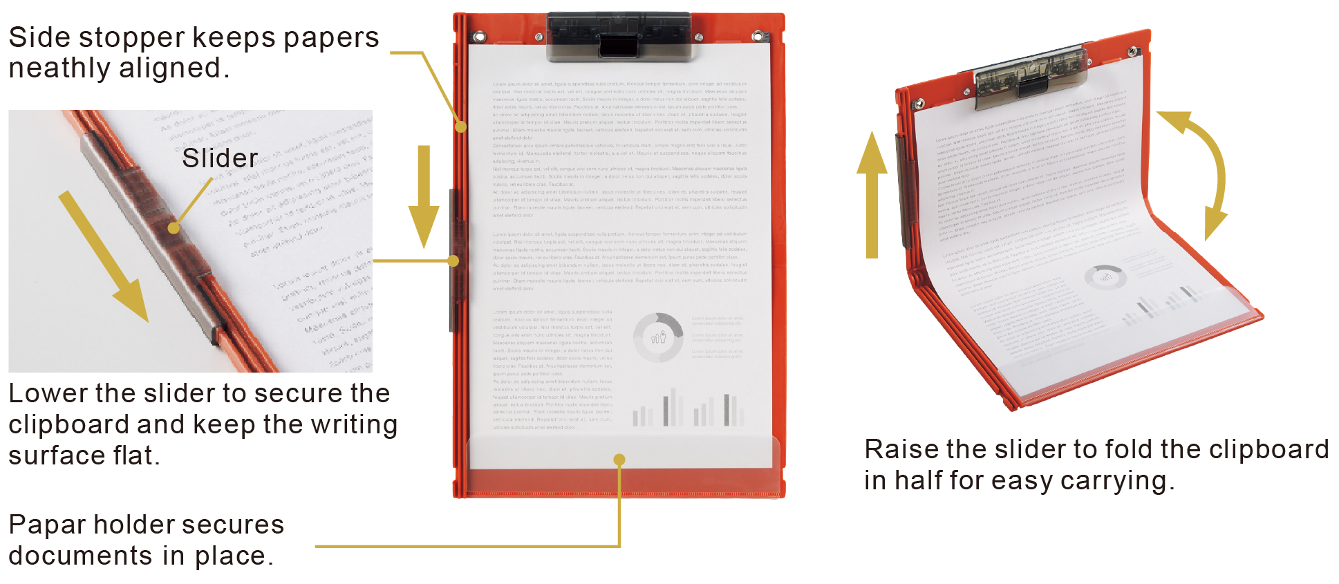 Mutual Foldable Clip Board