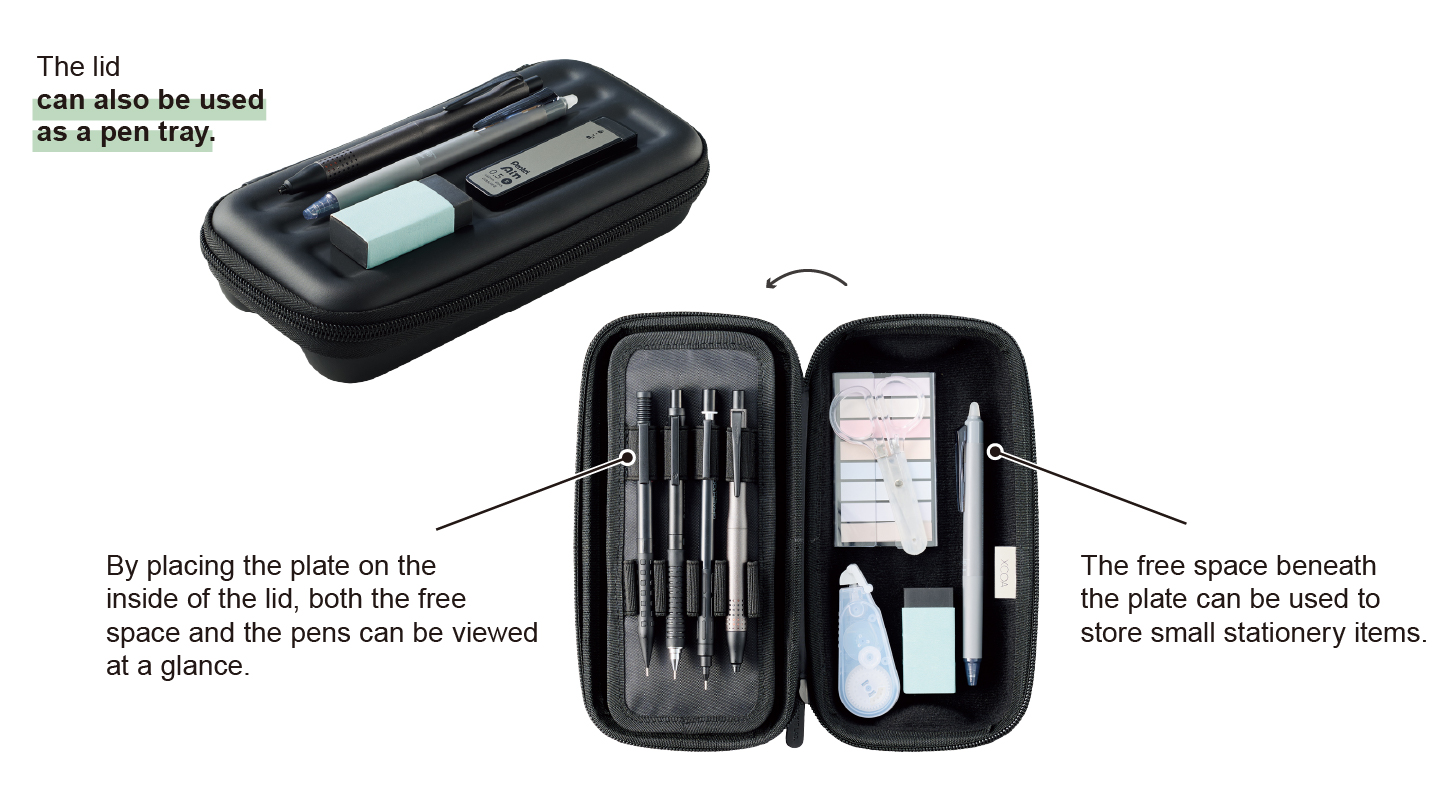 Hard Shell Pen Case Light
