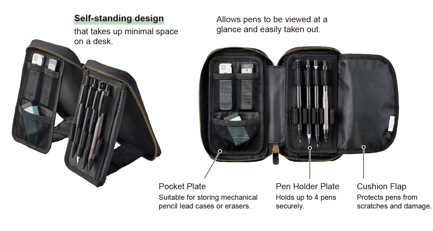 Stand Book Pen Case Light